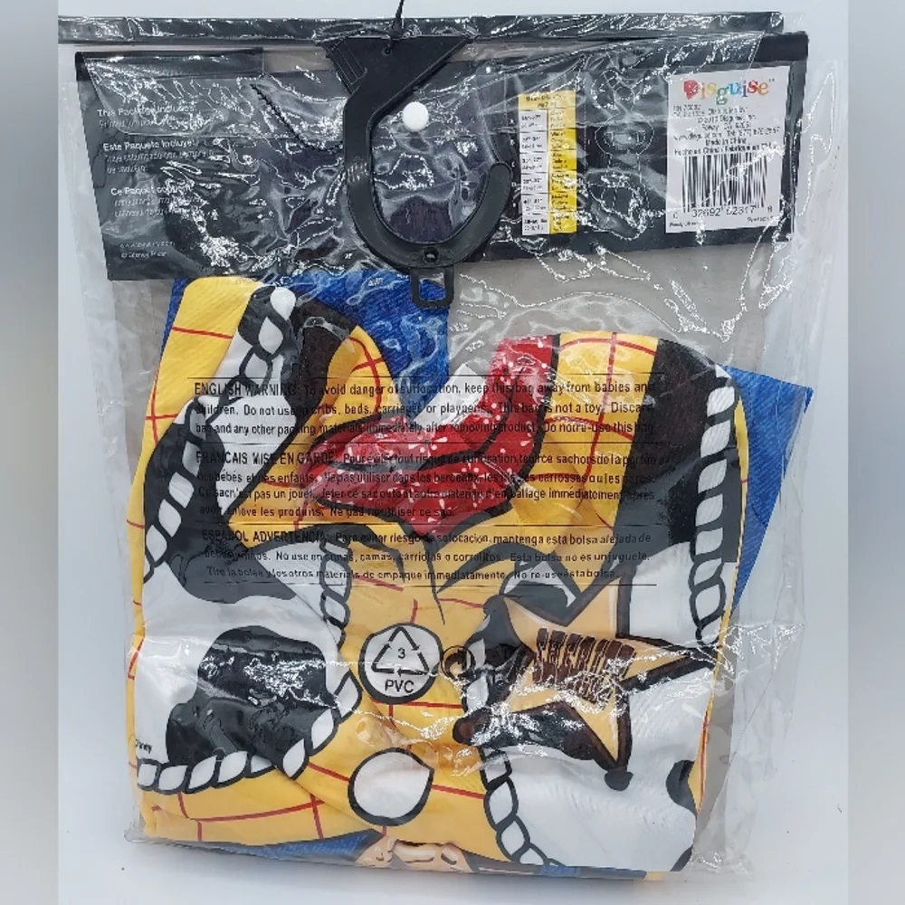 *SHIPS SAME/NEXT DAY!* New Toy Story Woody Kids Costume - Size Med 7-8 - Picture 3 of 4